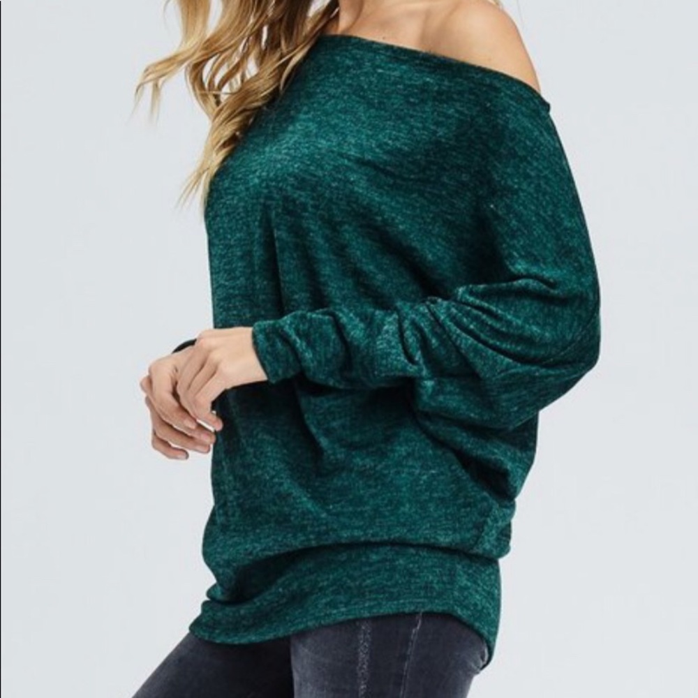 Emerald green top